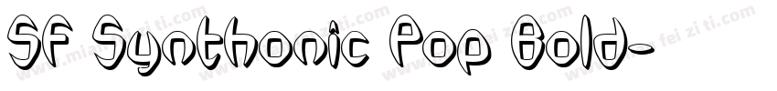 SF Synthonic Pop Bold字体转换